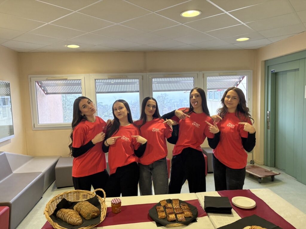 Photo de mon groupe pour la journée, portes ouvertes de l'IUT